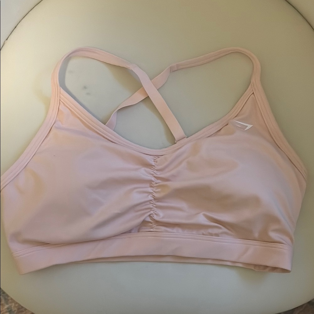 Gymshark Light Pink Sports Bra